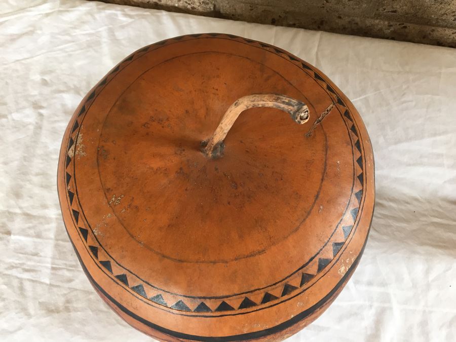 Hand Painted Gourd By David Baer Redlands, CA [Photo 4]