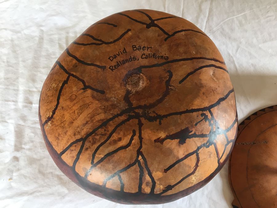 Hand Painted Gourd By David Baer Redlands, CA [Photo 9]