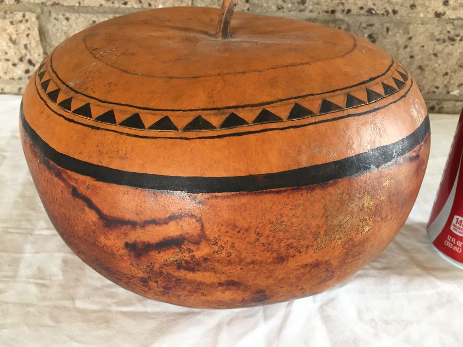 Hand Painted Gourd By David Baer Redlands, CA [Photo 2]