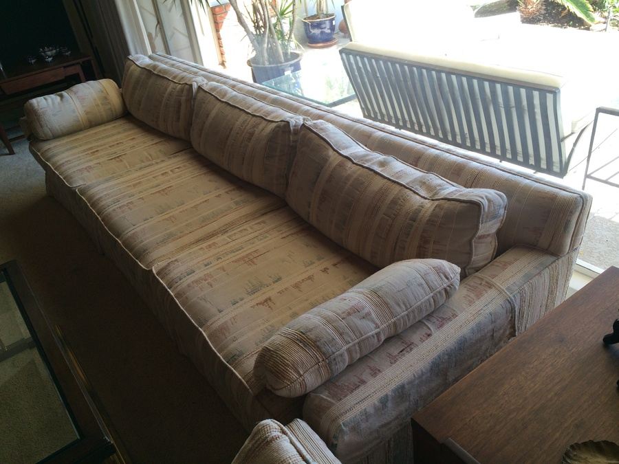 Custom Showroom 9' Long 1950's Sofa - Dunbaresqe [Photo 9]
