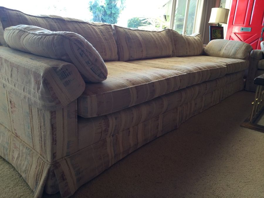 Custom Showroom 9' Long 1950's Sofa - Dunbaresqe [Photo 6]