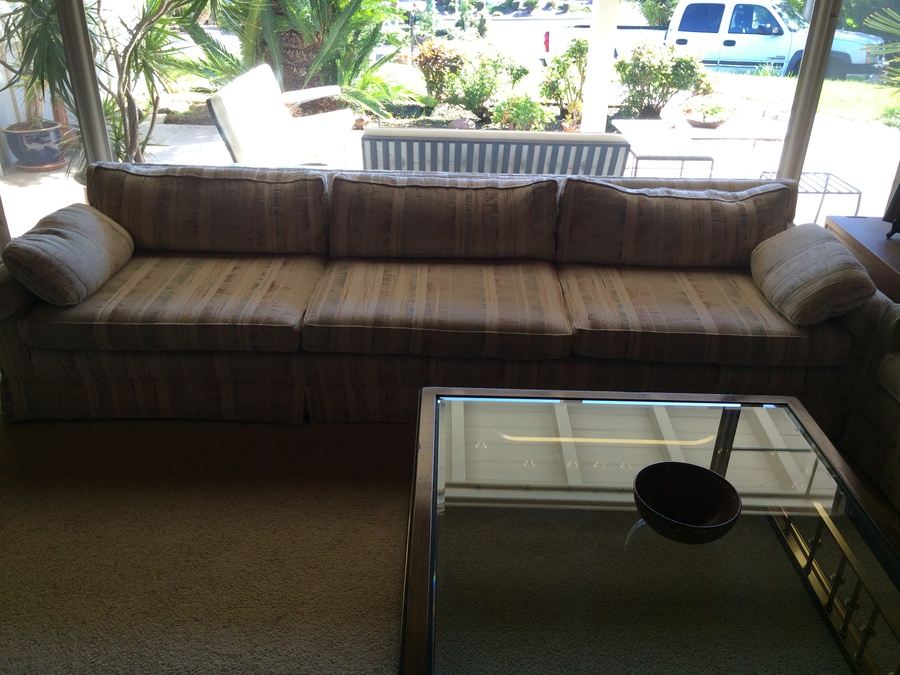 Custom Showroom 9' Long 1950's Sofa - Dunbaresqe [Photo 8]