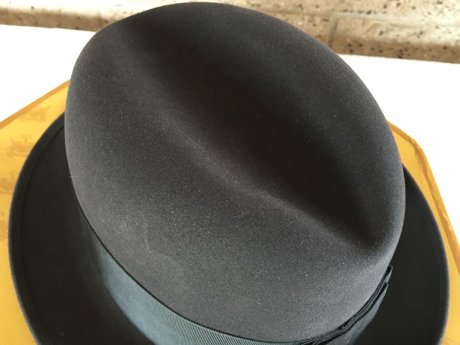 1950's Knox New York Fedora Hat In Original Box Size 7 1/8 [Photo 12]