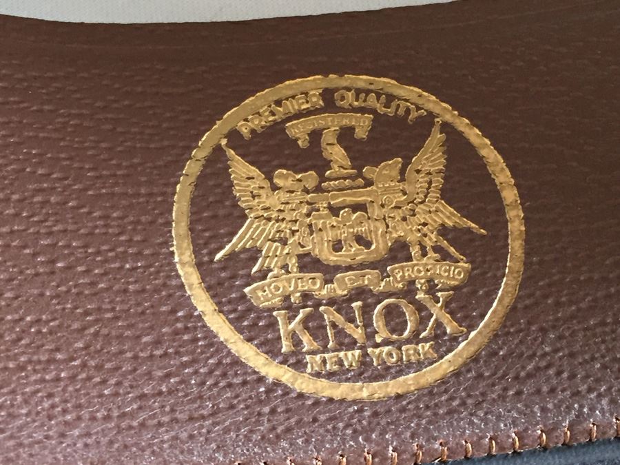 1950's Knox New York Fedora Hat In Original Box Size 7 1/8 [Photo 10]