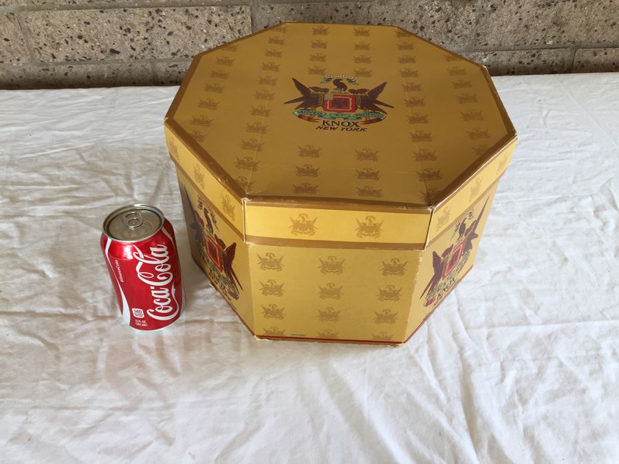 1950's Knox New York Fedora Hat In Original Box Size 7 1/8 [Photo 4]