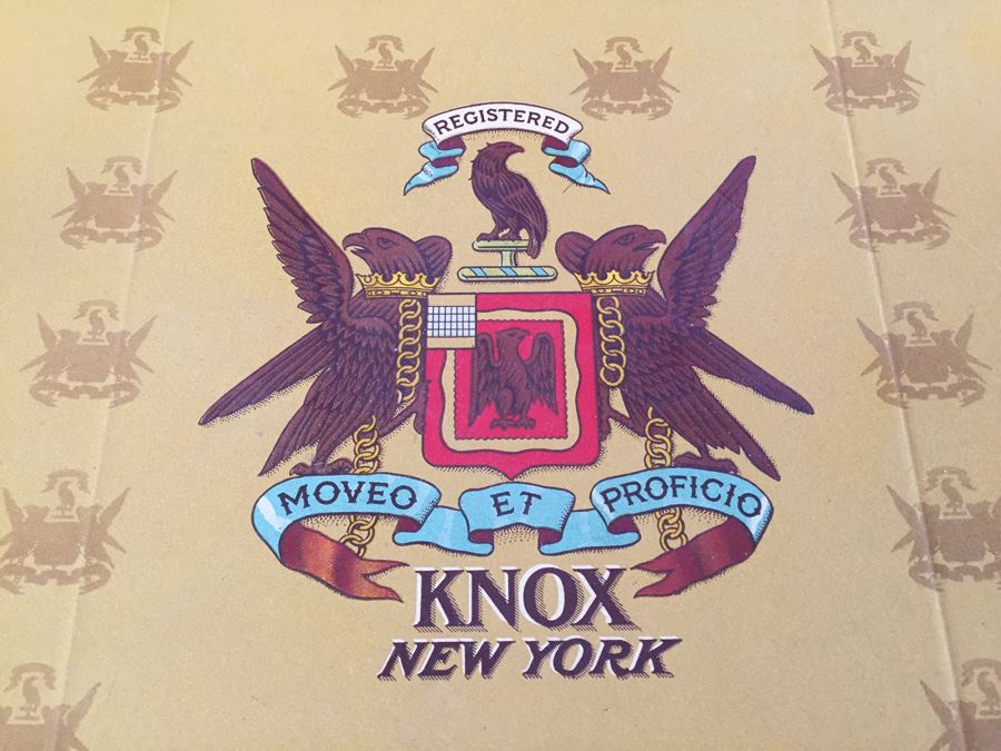 1950's Knox New York Fedora Hat In Original Box Size 7 1/8 [Photo 5]