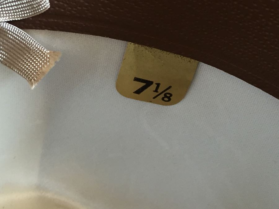 1950's Knox New York Fedora Hat In Original Box Size 7 1/8 [Photo 9]