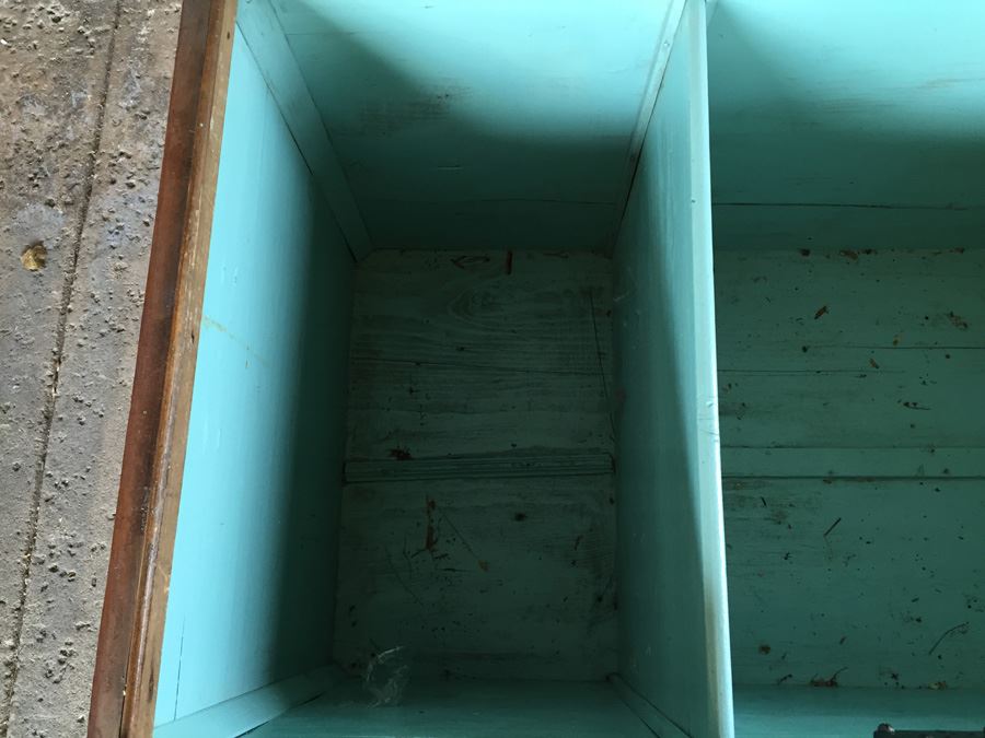 Early American Pine Blanket Chest With Original Hardware And Strapping [Photo 17]