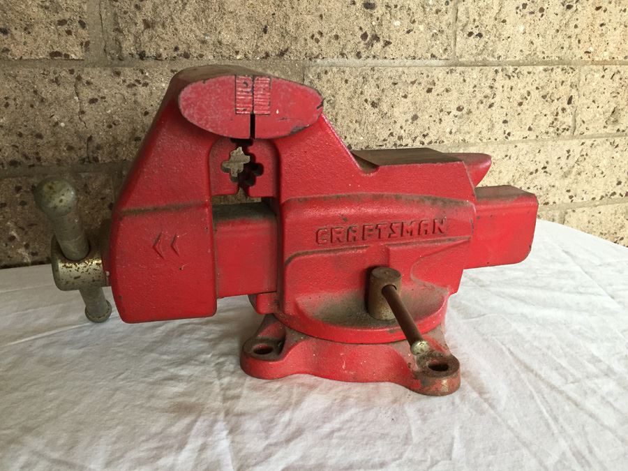 Red Craftsman Vise Model No. 391-5188