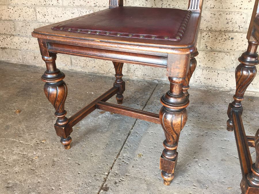 Nicely Carved Ornate Antique Chairs Estimate $250 Each [Photo 10]