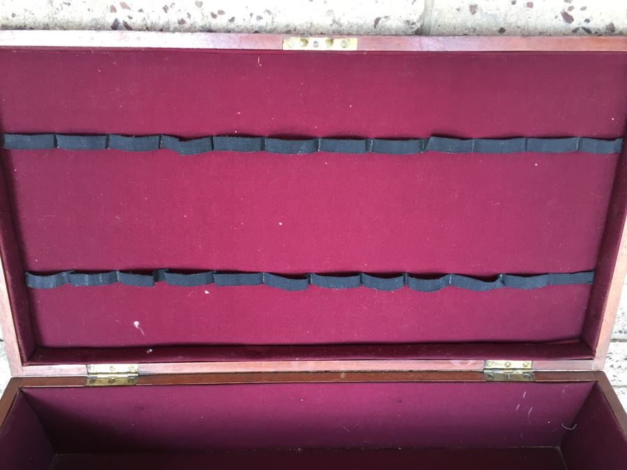 Old Silverware Box With Custom Stand Use As Coffee Or Side Table [Photo 10]