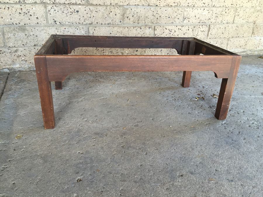 Old Silverware Box With Custom Stand Use As Coffee Or Side Table [Photo 2]