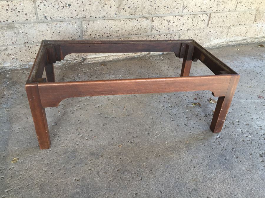 Old Silverware Box With Custom Stand Use As Coffee Or Side Table [Photo 5]