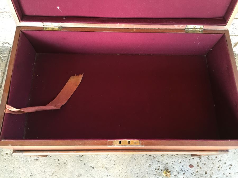 Old Silverware Box With Custom Stand Use As Coffee Or Side Table [Photo 11]