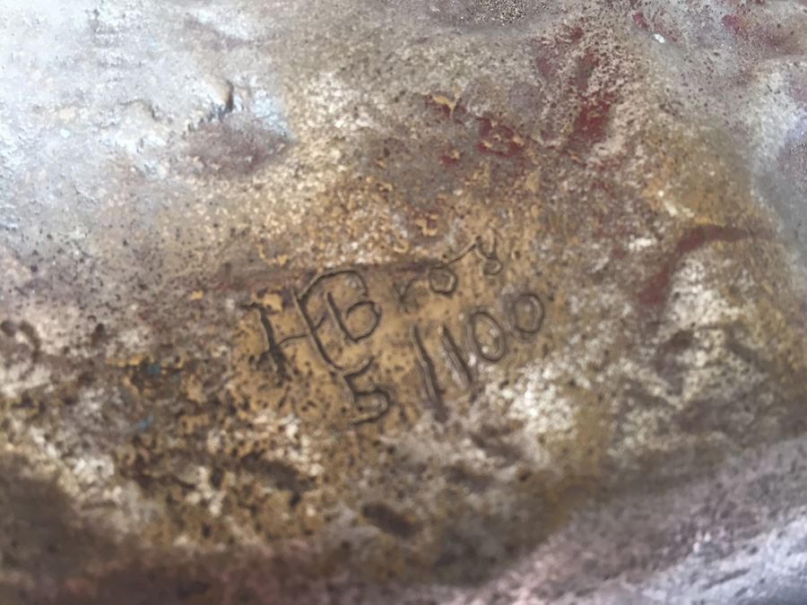 American Silvered-Metal Sculpture On Marble Base Of Horse & Cowboy Titled 'Classic Ride' Signed H. Bros Limited Edition 5/100 Estimate $700-$900 [Photo 15]