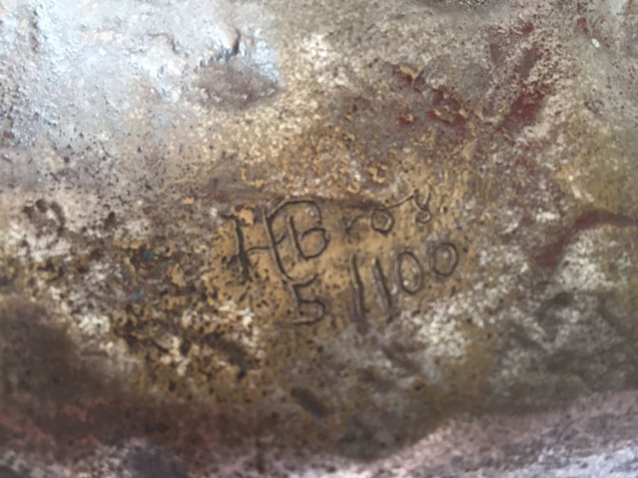 American Silvered-Metal Sculpture On Marble Base Of Horse & Cowboy Titled 'Classic Ride' Signed H. Bros Limited Edition 5/100 Estimate $700-$900 [Photo 3]