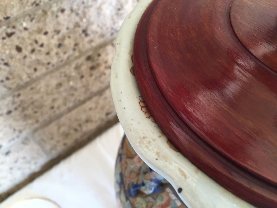 Vintage Chinese Famile Rose Lamp Stunning [Photo 4]