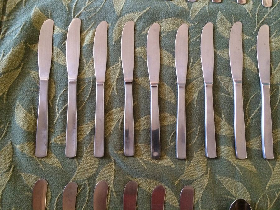 64-Piece Gense Sweden 18-8 Stainless Steel Flatware Set [Photo 7]