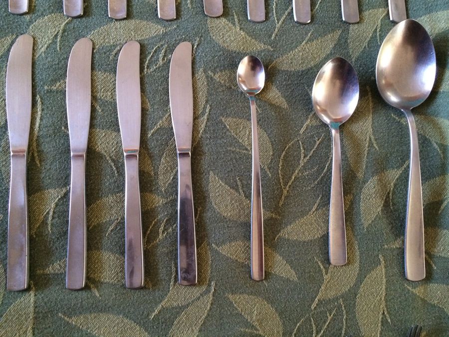 64-Piece Gense Sweden 18-8 Stainless Steel Flatware Set [Photo 5]
