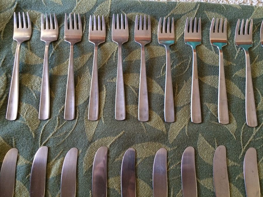 64-Piece Gense Sweden 18-8 Stainless Steel Flatware Set [Photo 2]