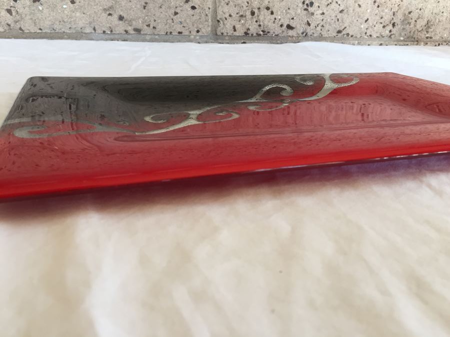 Revitaglass Art Glass Tray Made In New Zealand [Photo 6]