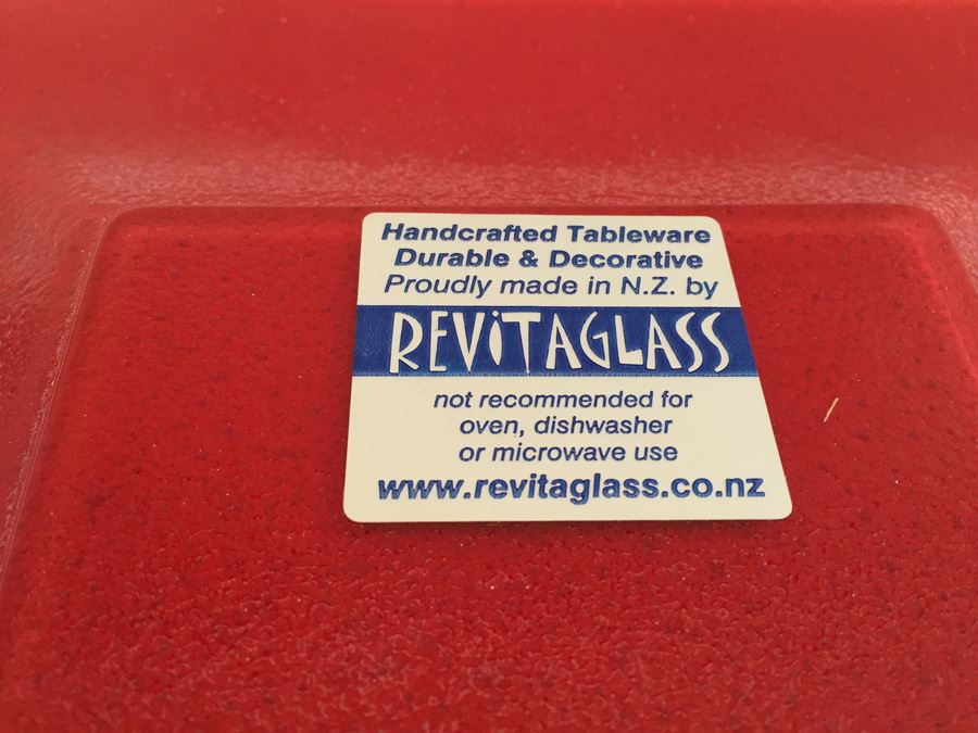 Revitaglass Art Glass Tray Made In New Zealand [Photo 3]