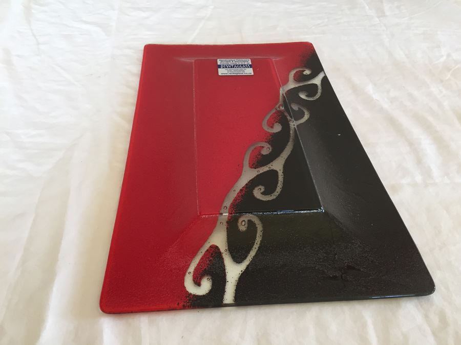 Revitaglass Art Glass Tray Made In New Zealand [Photo 7]