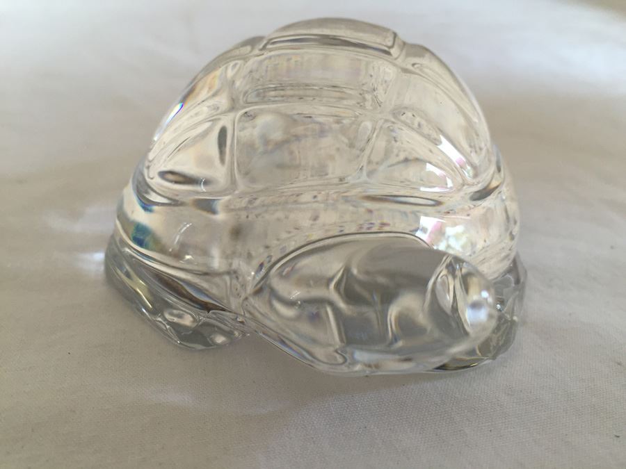 Vintage Bacarat Crystal Turtle Figurine [Photo 5]