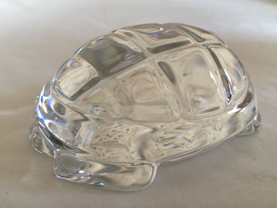 Vintage Bacarat Crystal Turtle Figurine [Photo 7]