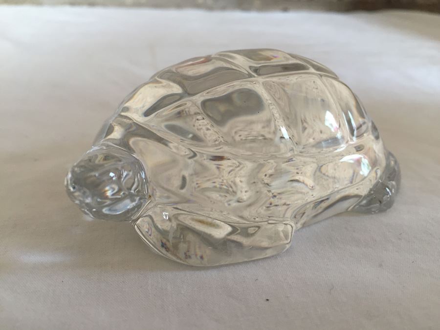 Vintage Bacarat Crystal Turtle Figurine [Photo 4]