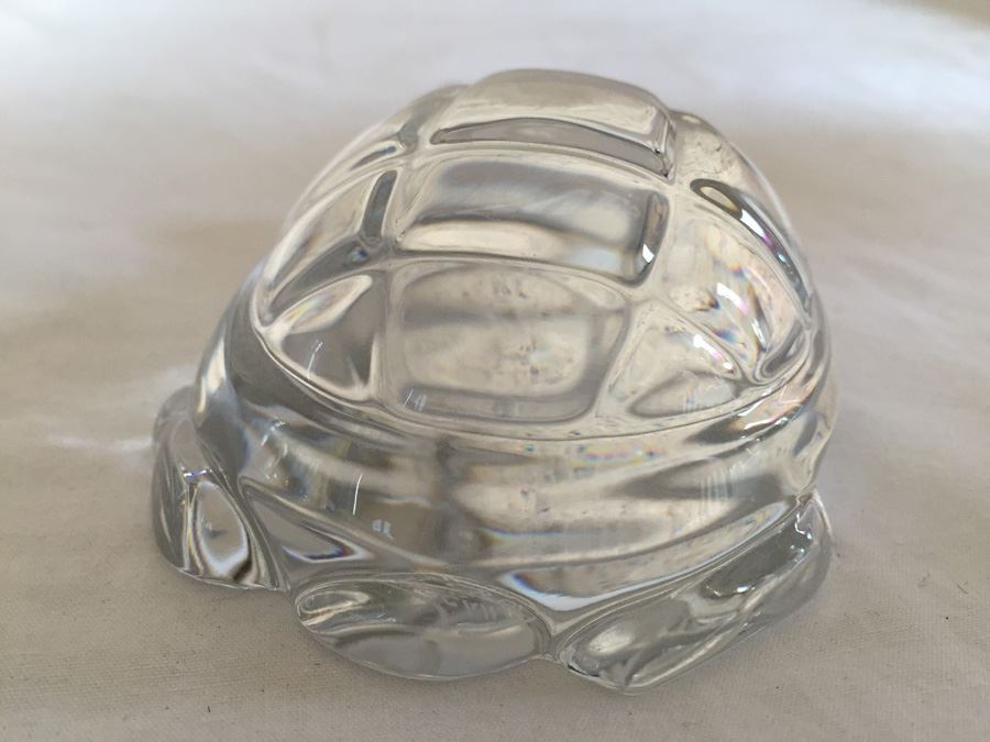 Vintage Bacarat Crystal Turtle Figurine [Photo 2]