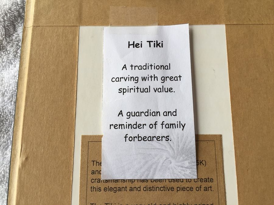 Framed Sterling Silver TIKI (Hei Tiki) By Watea Arts & Design Auckland New Zealand [Photo 7]