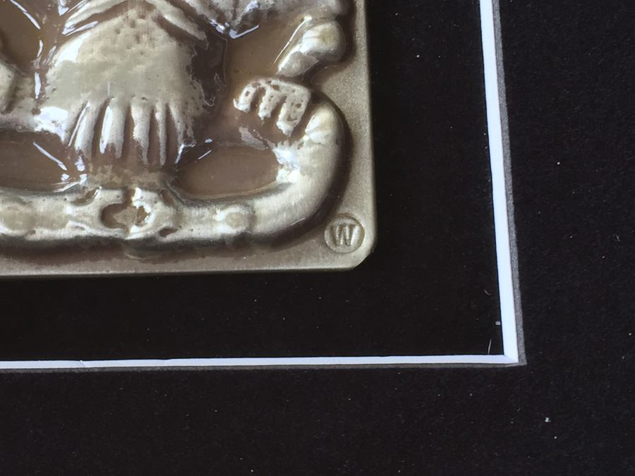 Framed Sterling Silver TIKI (Hei Tiki) By Watea Arts & Design Auckland New Zealand [Photo 5]