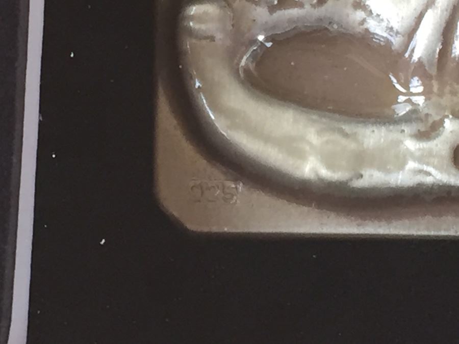 Framed Sterling Silver TIKI (Hei Tiki) By Watea Arts & Design Auckland New Zealand [Photo 3]