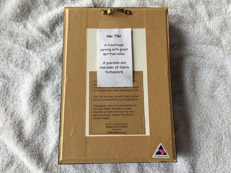 Framed Sterling Silver TIKI (Hei Tiki) By Watea Arts & Design Auckland New Zealand [Photo 6]