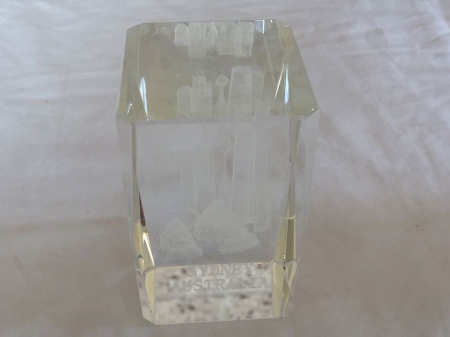 Collectible Lot Includes Pair Of Turtle Desk Bells, Miniature Clock, Egg Carving And Sydney Australia Paperweight Estimate $300+ [Photo 30]