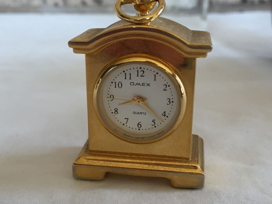 Collectible Lot Includes Pair Of Turtle Desk Bells, Miniature Clock, Egg Carving And Sydney Australia Paperweight Estimate $300+ [Photo 16]