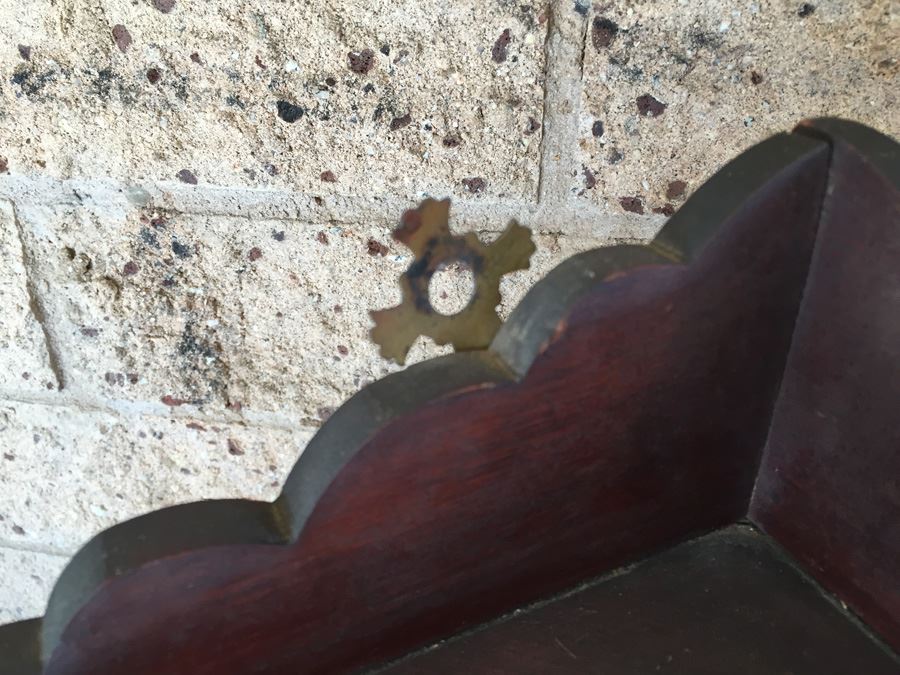 Vintage Wall-Mounted Corner Cabinet With Mirror [Photo 6]