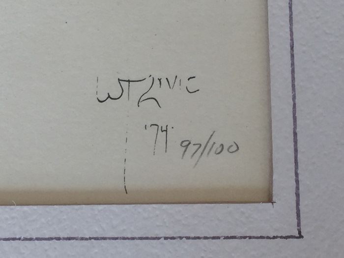 Framed Cowboy Print Limited Edition 97/100 WTZ  [Photo 3]