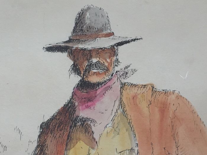 Framed Cowboy Print Limited Edition 97/100 WTZ  [Photo 5]