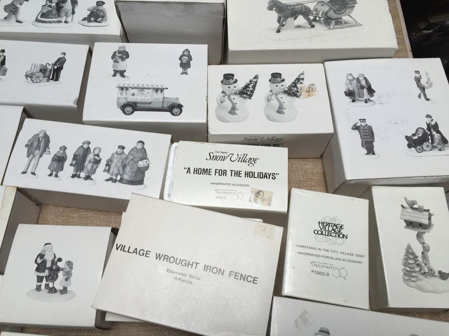 JUST ADDED - Huge Department 56 Decoration Lot - Over 45 Items In Original Boxes [Photo 12]