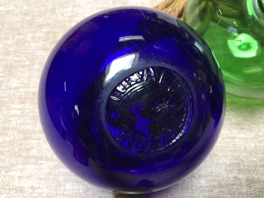 JUST ADDED - Set Of Three Torvald Stranne Swedish Glass Floats Hand Blown Estimate $150-$200 [Photo 2]