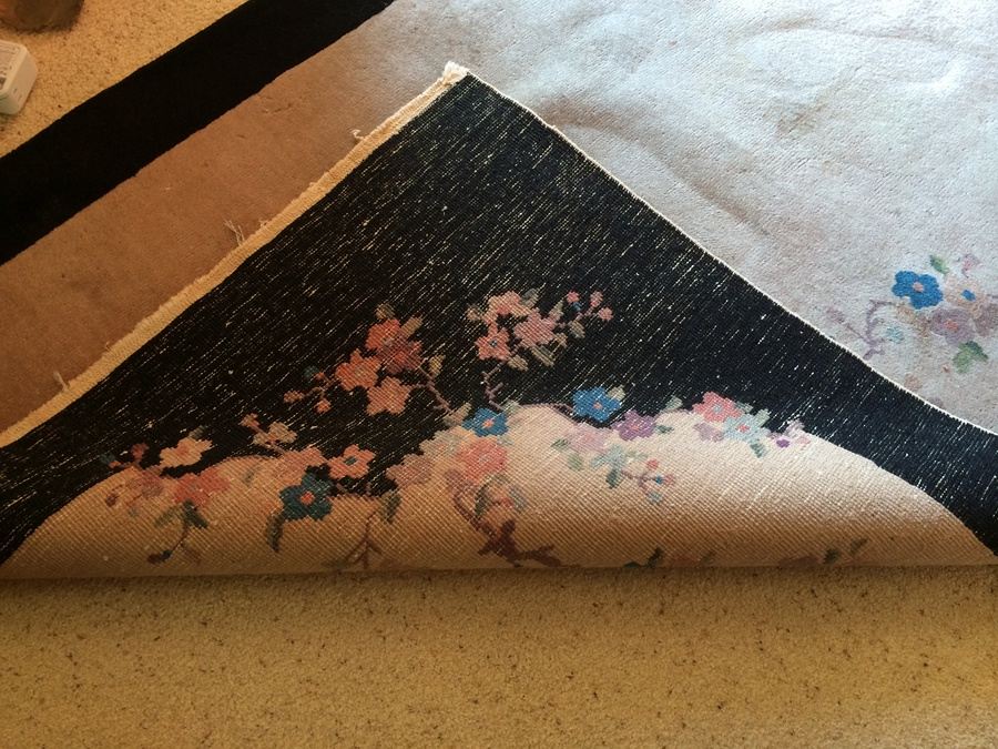 Handmade Wool Area Rug + (2) Matching Smaller Area Rugs