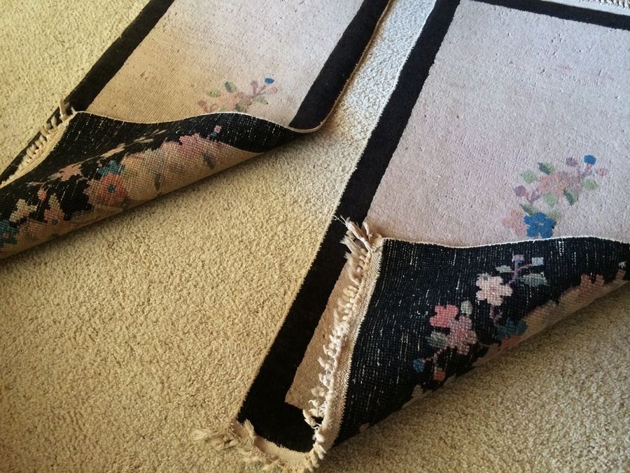 Handmade Wool Area Rug + (2) Matching Smaller Area Rugs