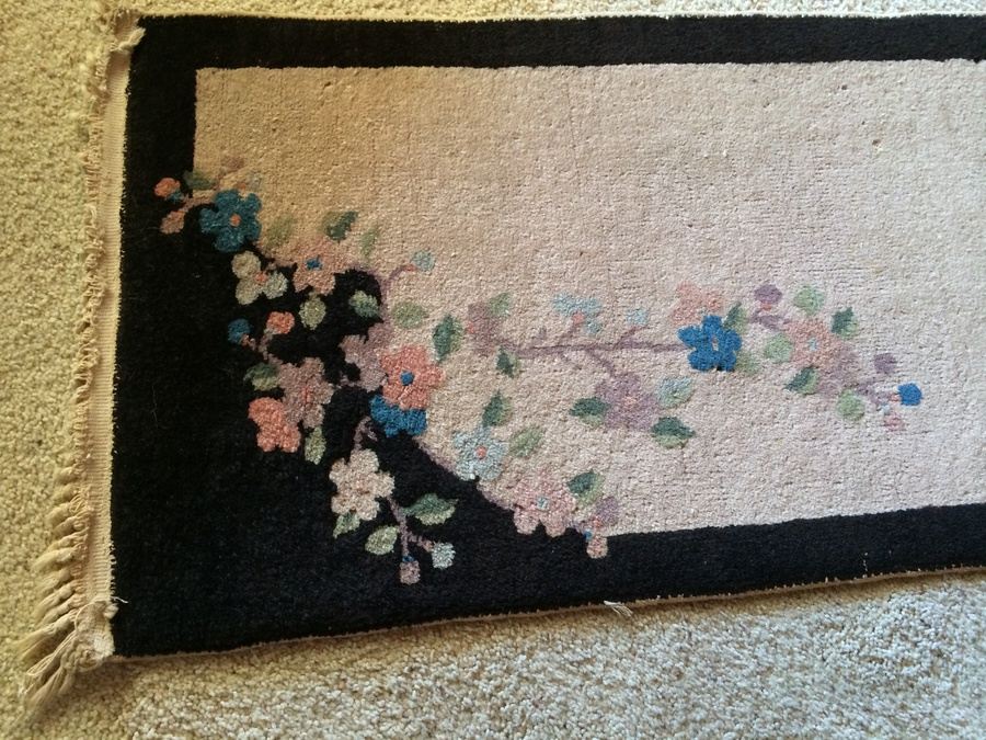 Handmade Wool Area Rug + (2) Matching Smaller Area Rugs