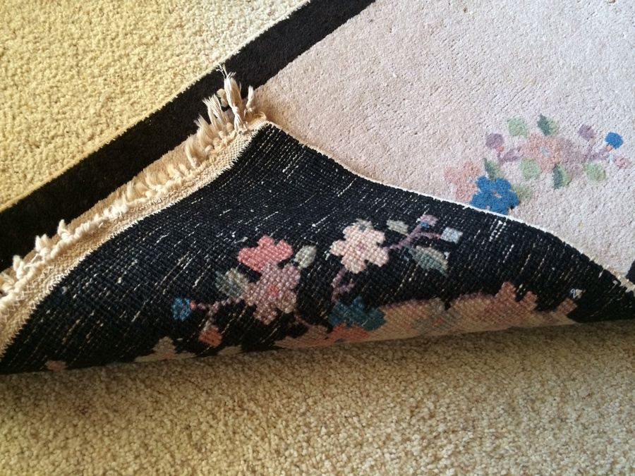 Handmade Wool Area Rug + (2) Matching Smaller Area Rugs