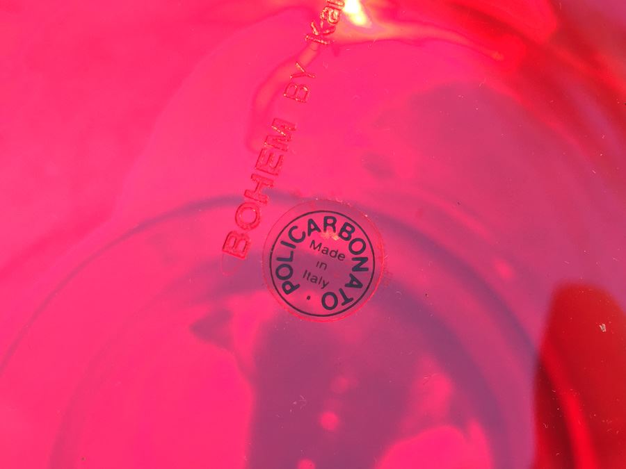 JUST ADDED - Red Philippe Starck La Boheme Stool Table For Kartell Retails $250 [Photo 7]