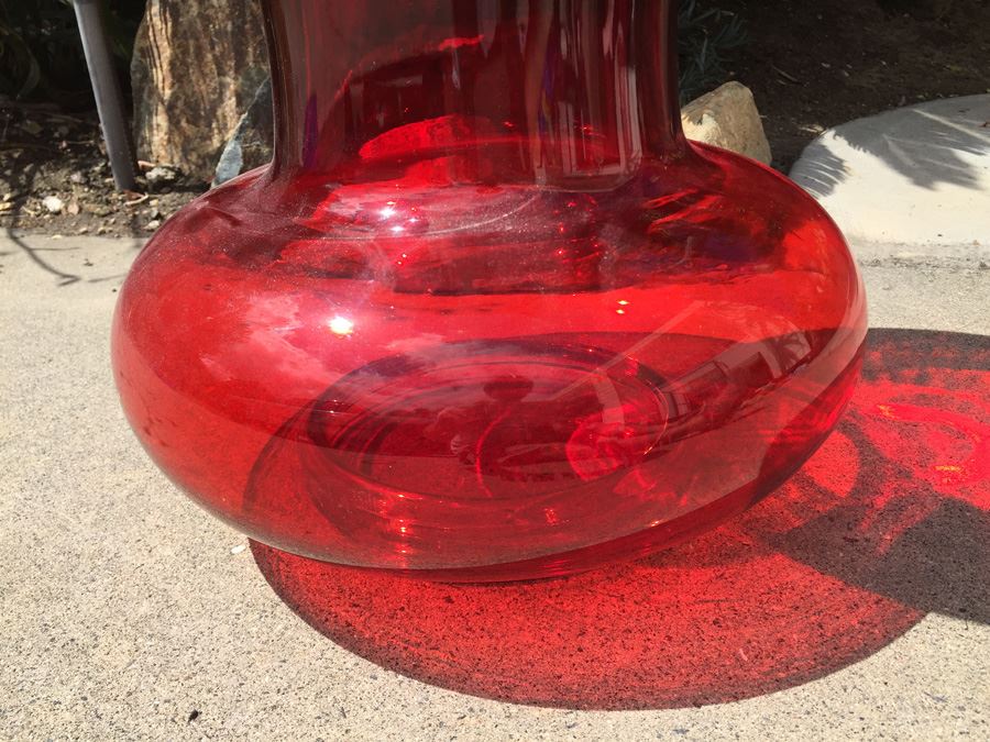 JUST ADDED - Red Philippe Starck La Boheme Stool Table For Kartell Retails $250 [Photo 4]