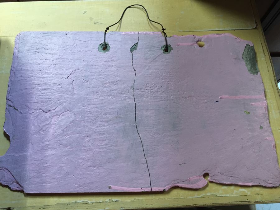 JUST ADDED - Alfred “Big Al” Taplet - Southern Folk Art Painted Shoe On Slate New Orleans Estimate $100-$200 [Photo 9]