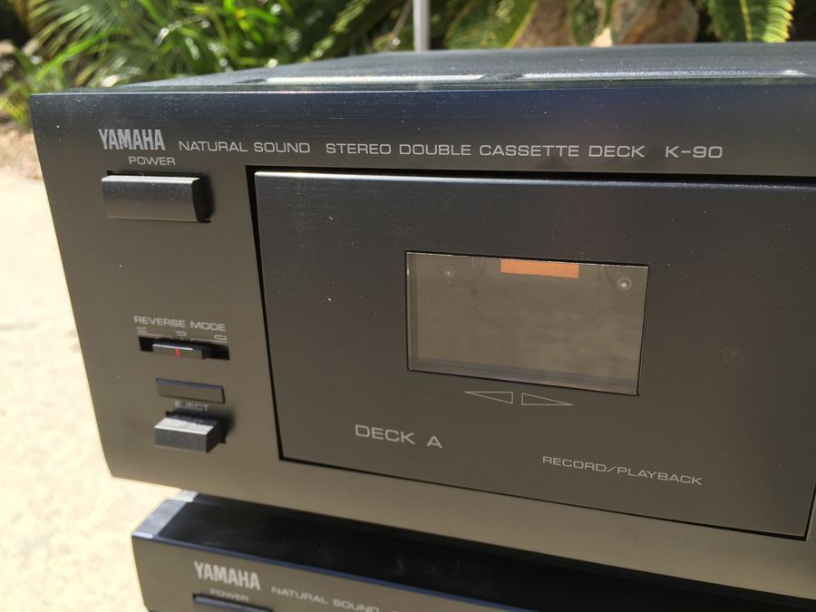 JUST ADDED - YAMAHA Stereo Equipment Receiver RX-485, Double Cassette K-90, CD Player CDC-645  [Photo 3]